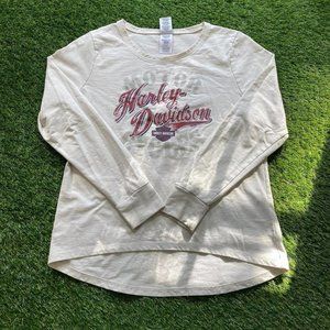 Womens Y2K Harley Davidson Top XL